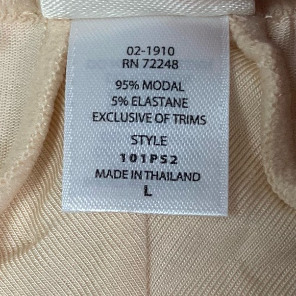 NWT | Felina So Smooth Modal Low Rise Thong Size Large in Bare - Picture 4 of 5